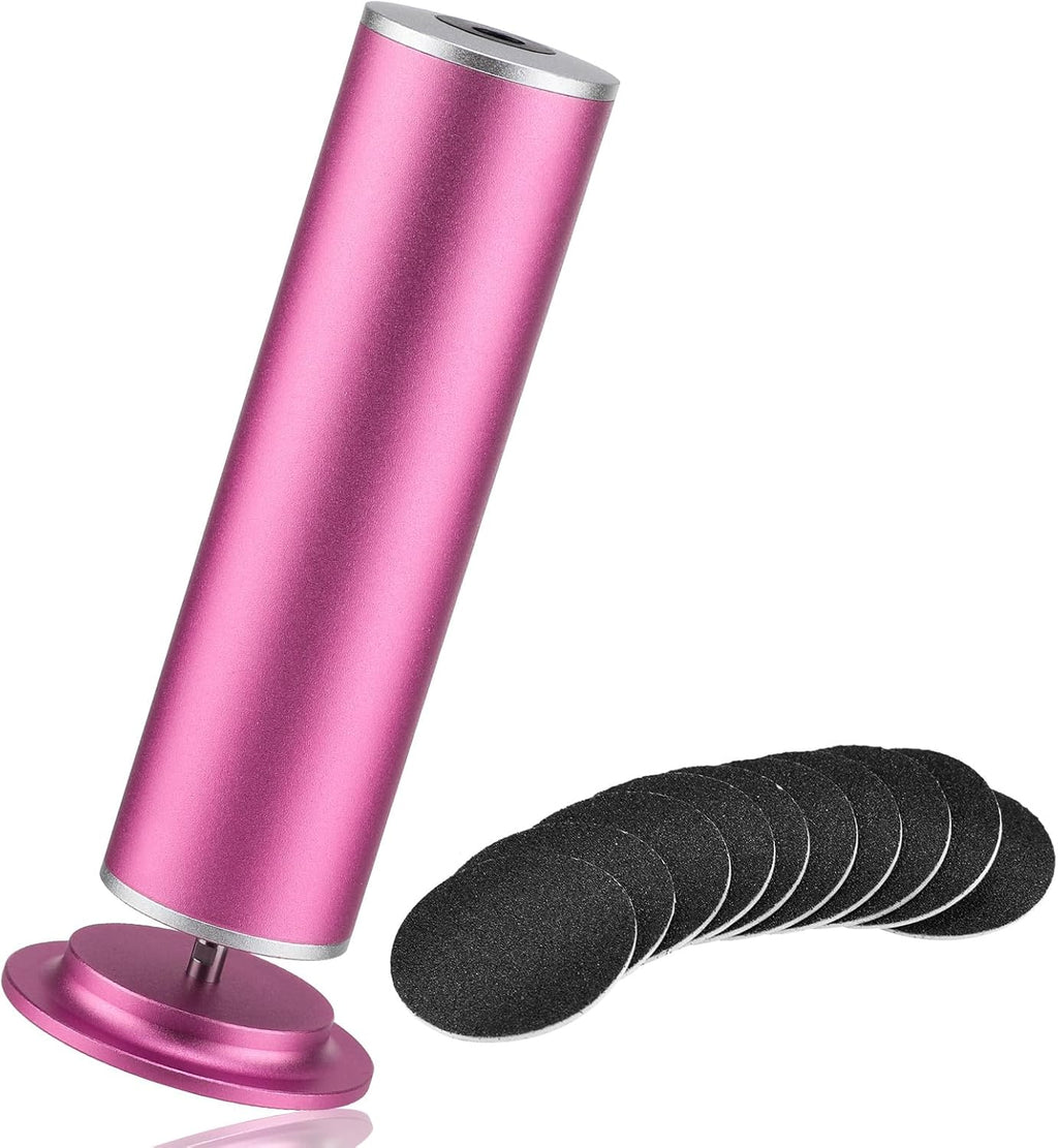 Electric Callus Remover, Foot Nail File Grinder Tool with Speed Controller and 60PCS Replacement Sandpaper Disk, Pedicure Tool Feet Scrubber for Dead Dry Crack Skin Calluses